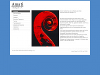 amati-kammermusikschule.de Webseite Vorschau