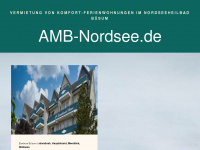 amb-nordsee.de Webseite Vorschau