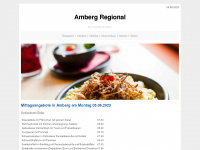 amberg-regional.de Webseite Vorschau