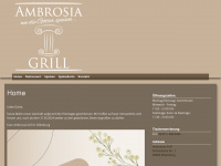 ambrosia-grill.de Webseite Vorschau