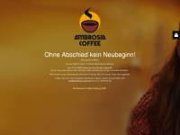 ambrosia-coffee.de Webseite Vorschau