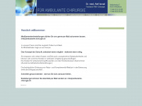 ambulante-chirurgie.ch Webseite Vorschau