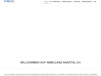 ambulanz-saastal.ch Webseite Vorschau
