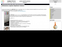 ambutech.de Webseite Vorschau
