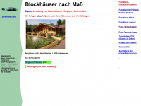 ame-blockhaus.de Webseite Vorschau