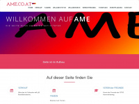 ame.co.at Webseite Vorschau