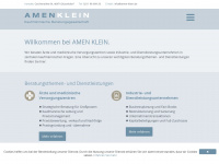 amen-klein.de Webseite Vorschau