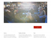 ameo.ch Webseite Vorschau