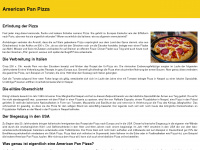 americanpanpizza.de Webseite Vorschau