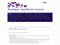 amethyste.ch Webseite Vorschau