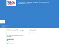 ami-garage.ch Webseite Vorschau