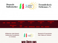 amici-d-italia-eichenau.de Webseite Vorschau