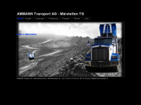 ammann-transport.ch Webseite Vorschau