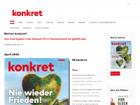 konkret-magazin.de Webseite Vorschau