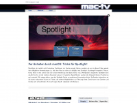 mac-tv.de Webseite Vorschau