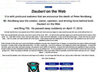 daubertontheweb.com Webseite Vorschau