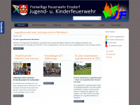 jugendfeuerwehr-ensdorf.de Webseite Vorschau
