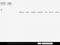 kommunity.net Webseite Vorschau