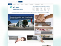 bisanz.de Webseite Vorschau