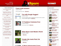 2spare.com Webseite Vorschau
