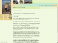 ammoniten.de Webseite Vorschau