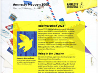 amnesty-meppen.de Webseite Vorschau