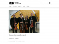 amonta-quartett.de Webseite Vorschau