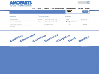 amoparts.ch Webseite Vorschau