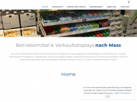 amreindisplays.ch Webseite Vorschau