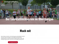 amriswil-athletics.ch Webseite Vorschau
