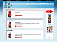amsterdam-aromas.de Webseite Vorschau