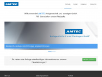 amtec-anlagen.de Webseite Vorschau