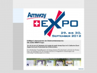 amway-expo.ch Webseite Vorschau