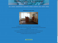 anaesthesie-kayser-petro.de Webseite Vorschau