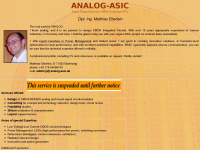 analog-asic.de Webseite Vorschau