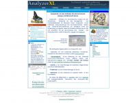 analyzerxl.de Webseite Vorschau