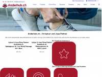 anderhub.ch Webseite Vorschau