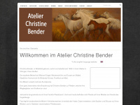atelier-christine-bender.de Webseite Vorschau