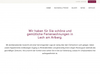 andrea-lech.at Webseite Vorschau