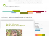 andreakuhl-stiftung.de Webseite Vorschau