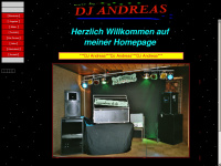 andreas-dj.de Webseite Vorschau