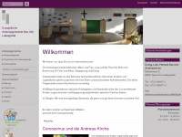 andreas-kirche.de Webseite Vorschau