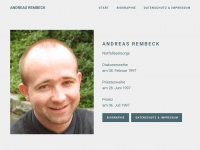 andreas-rembeck.de Webseite Vorschau