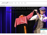 andreas-zauberkunst.de Webseite Vorschau
