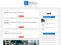 nexxtsolutions.de Webseite Vorschau