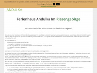 andulka-tschechi.de Webseite Vorschau
