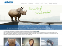andyamo.de Webseite Vorschau