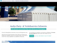 andys-partyservice-schwerin.de Webseite Vorschau