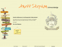 anett-stephan.de Webseite Vorschau