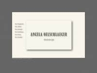 angela-oelschlaeger.de Webseite Vorschau